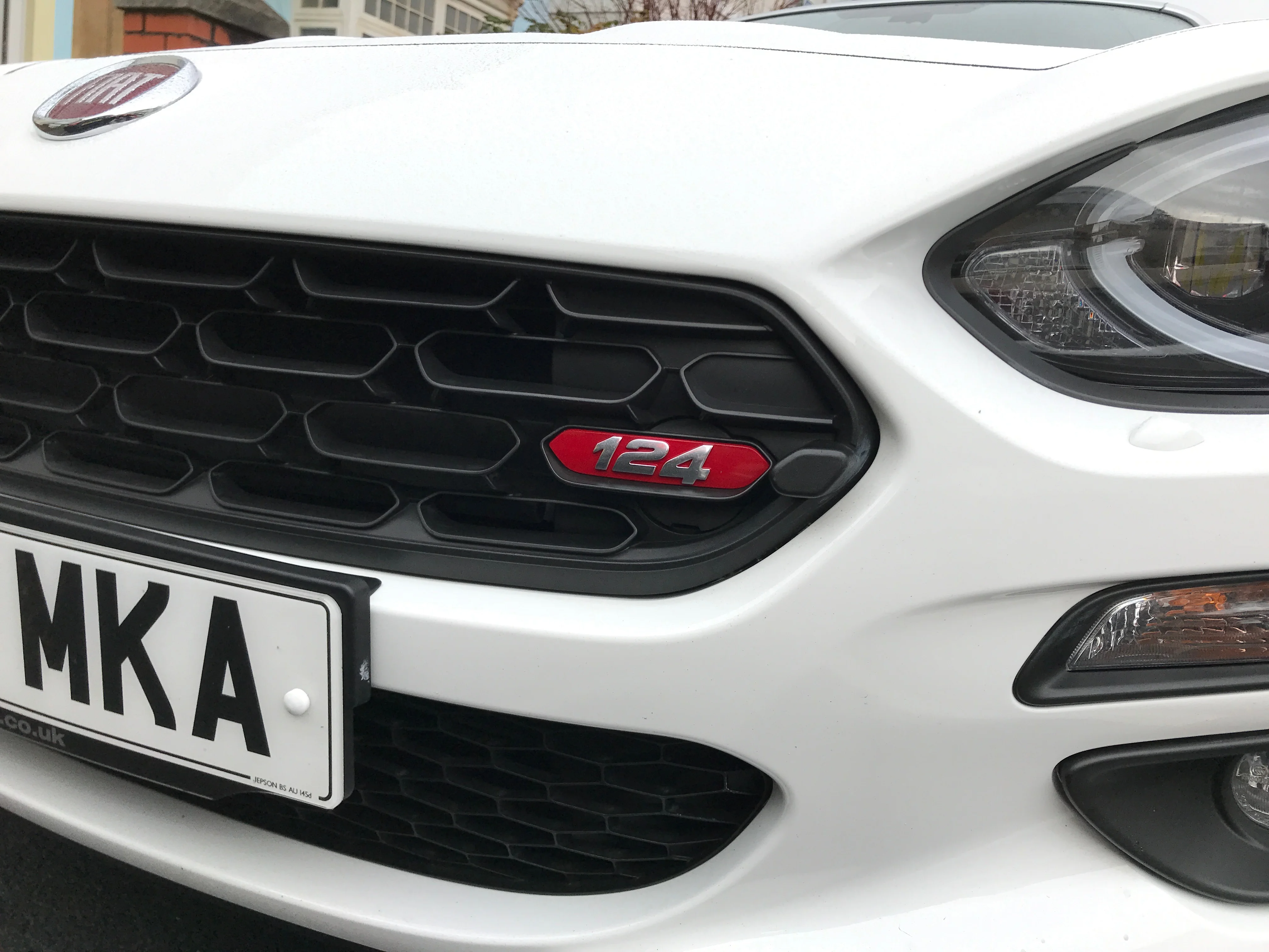 Fiat 124 Spider Grille Badge